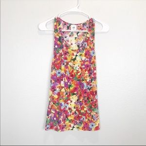 Cabi #5040 Floral Colorful Tank Top XS